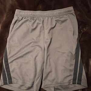 All in Motion Men's Gray Athletic Shorts